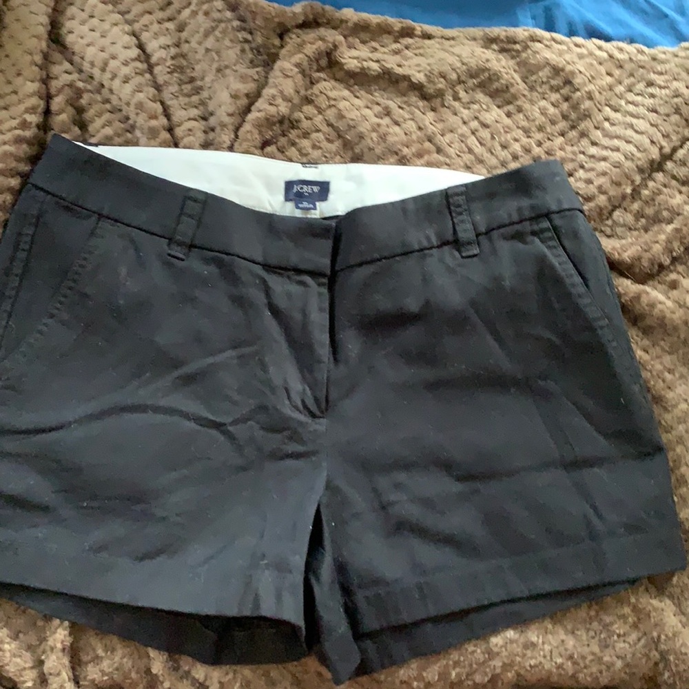 JCREW 3 1/2 inch shorts - size 8 - black